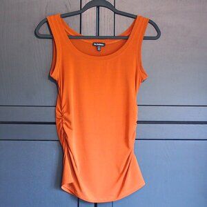 Le Château, size x-small, rust color, sleeveless top, polyester, spandex